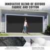 VEVOR Garage Door Screen for Winter, 16x7FT, Garage Door Insulation Kit, Magnetic Thermal Insulated Door Curtain with 300D Oxford Fabric, Black - 4 of 4