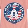 Girls' - Disney - Americana Fitted Short Sleeve Graphic T-Shirt - 2 of 4