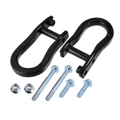 Unique Bargains Left Right Front Recovery Tow Hooks Kit 84072463 for Chevy for Chevrolet Silverado for GMC Sierra 1500 2007-2019 Black 1Pcs