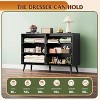 GALAXHERO 6 Drawer Wood Dresser, 47.24" Wide Storage Organizer with Metal Handles, TV Stand for 55" TV, Bedroom, Living Room, Hallway, Closet - 4 of 4