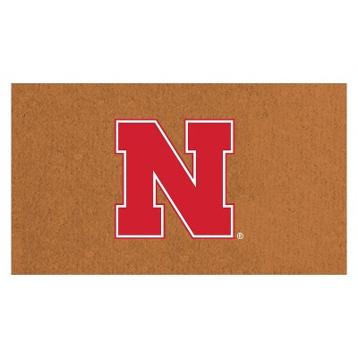 Coir Mat, 16"x28", University of Nebraska