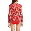 Lands' End Women's SunShade UPF 50 Long Sleeve Relaxed Rash Guard - 2 of 3