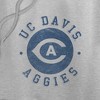 University of California, Davis Classic Retro Stamp Cropped Hoodie Pullover Sweatshirt - 2 of 4