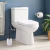 Evideco French Home Goods Black Marble Toilet Brush and Holder Set - 2 of 4