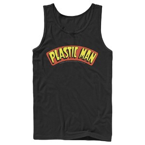 Men's Justice League Plastic Man Logo Tank Top - 1 of 4