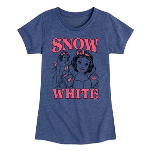 Girls' - Disney - Snow White Sketch Fitted Short Sleeve Graphic T-Shirt - 1 of 4