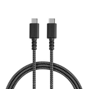Smartish USB-C & Lightning Cables - 100W Fabric Wrapped Fast Charger - 1 of 4