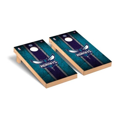 NBA Charlotte Hornets Premium Cornhole Board Vintage Version