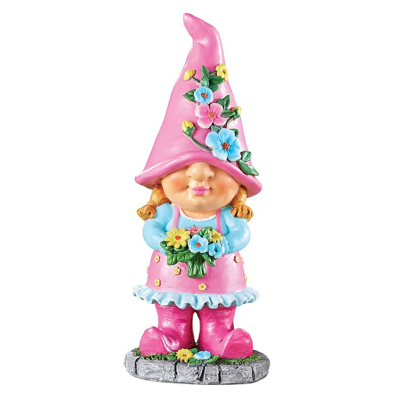 Collections Etc Whimsical Decorative Outdoor Garden Gnome Statues, 1 of 4