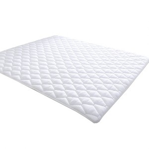 Itopfox Soft Breathable Waterproof Mattress Protector Cover with Deep Pocket for Comfortable Sleep, White - 1 of 4