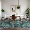 Coucheta Machine Washable Vintage Area Rug, Non-Slip, Stain-Resistant Soft Low Pile Distressed Accent Carpet for Living Room, Bedroom, Laundry - 3 of 4