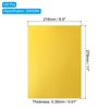 Unique Bargains Scrapbook Poster Invitation Card Reflective Metallic Mirror Cardstocks 50 Pcs - 2 of 4