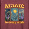 Women's - Disney - Magic In Every Wish Lightweight French Terry Wide Neck Long Sleeve Shirt - 2 of 4