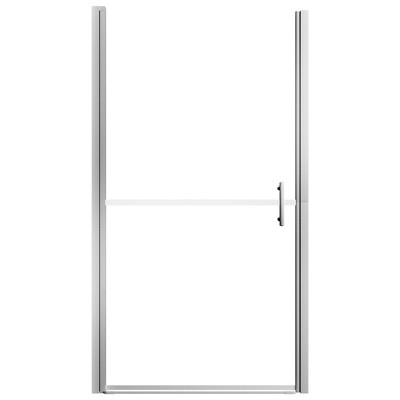 Clear Tempered Glass Shower Door with Aluminum Frame