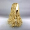 Unique Bargains Women's Curly Wigs Lady 31" Gold Tone with Wig Cap - 3 of 4