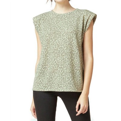 Women's Leopard Tonal Top - entro