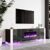 U-Shaped Legs Fireplace TV Stand with Fireplace - 2 of 4