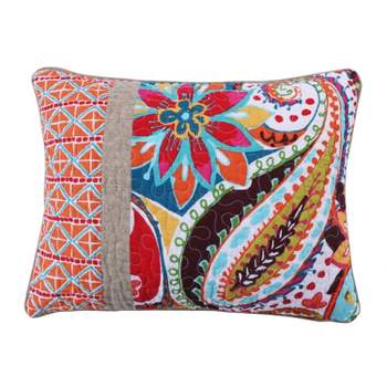Rhapsody Decorative Pillow - Pieced Boho - Multicolor - Levtex Home