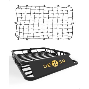 Universal Roof Rack Basket, Heavy Duty Cargo Carrier for SUV, Truck, Vehicles, All-Terrain Rooftop Luggage Rack for Camping,Road Trips,Outdoor Travel - 1 of 4