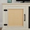 Dexmalle Farmhouse Rattan TV Stand Console Table for TVs up to 70 Inches - 4 of 4