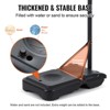 VEVOR Basketball Hoop, 5-7 ft Adjustable Height Portable Backboard System, 28 inch Basketball Hoop & Goal, Kids & Adults Basketball Set with Wheels - 4 of 4