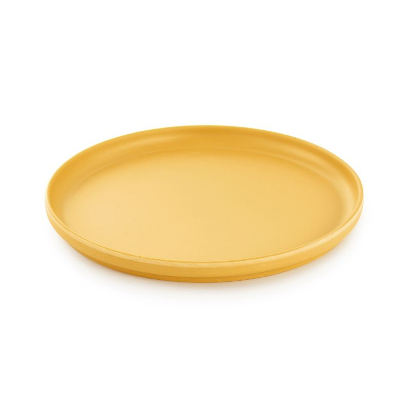 Gibson Home Canyon Crest 12 Piece Round Melamine Dinnerware Set in Yellow, 4 of 9