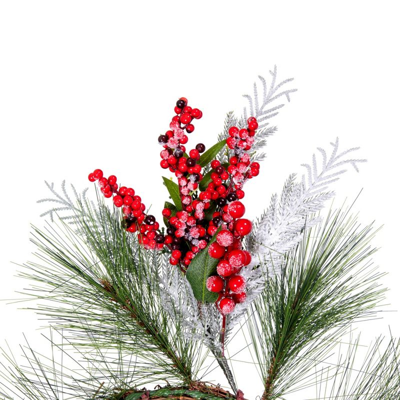 Vickerman Frosted Red Wreaths, 5 of 7