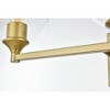 Elegant Lighting Foster 3 light Chrome and Clear Bath Sconce - 4 of 4