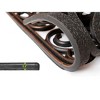 RugSmith Bronze Moulded Vines Half-round Rubber Doormat Doormat - 4 of 4