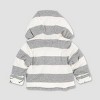 Burt's Bees Baby® Bee Reversible Organic Cotton Puffer Jacket - Gray - 2 of 4