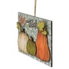Northlight 16.5" "Give Thanks" Fall Harvest Pumpkin Wall Sign - 3 of 4