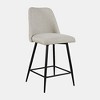 Jofran, Macey Contemporary Modern Upholstered Counter Barstool (Set of 2) - 2 of 4