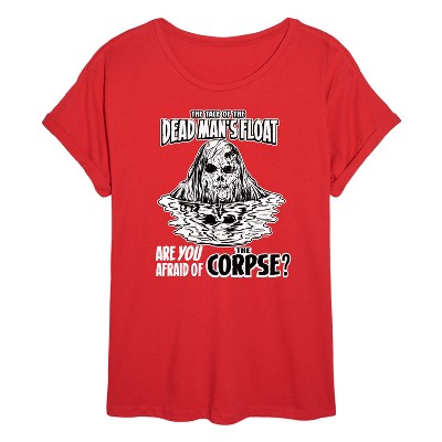 Women's - Are You Afraid of the Dark - Tale Of The Dead Mans Float Oversized Graphic T-Shirt