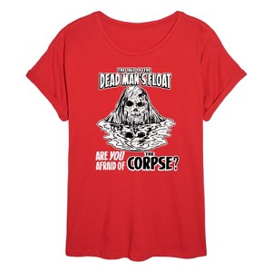 Women's - Are You Afraid of the Dark - Tale Of The Dead Mans Float Oversized Graphic T-Shirt - 1 of 4