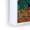 Lara Lee Meintjes Ginger Cat in Peacock Chair with Indoor Jungle of House Plants Interior Painting Framed Mini Art Print - Society6 - 3 of 3