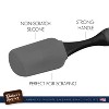 Baker's Secret - 10" Spatula Silicone Heat Resistant 2 Angles, with Grip Handle, Cake Preparation Utensils, DIY Baking Accessories - 4 of 4