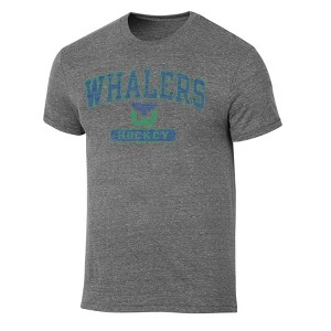 NHL Hartford Whalers Men's Gray Vintage Tri-Blend T-Shirt - 1 of 3