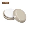 Unique Bargains Plastic Self-adhesive Smooth Round Carpeted Tile Vinyl Furniture Sliding Pad - 3 of 4
