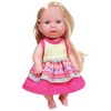 Lissi Makeup Table Set with 8'' Toddler Doll, Brush, Mirror & Hair Accessories - 3 of 4