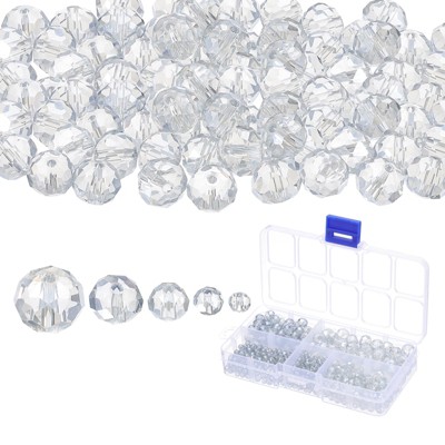 Unique Bargains Jewelry Making Craft Embellishments Rondelle Glass Beads