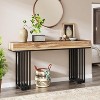 Tribesigns 55-Inch Console Table for Entryway, Industrial Hallway Table with Stylish Metal Frame for Living Room, Entrance - 2 of 4