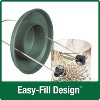 Nature's Way Bird Products Vintage Wide Deluxe Easy Clean Decorative Feeder - Green (2.8 Quart) - 3 of 3