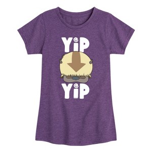 Girls' - Avatar: The Last Airbender - Cute Appa Yip Yip Fitted Short Sleeve Graphic T-Shirt - 1 of 4