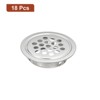 Unique Bargains Stainless Steel Dust-Proof Mesh Hole Circular Soffit Vent 18 Pcs - 3 of 4
