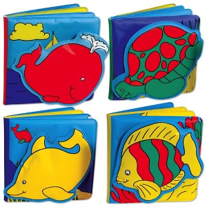 Kaplan Early Learning Ocean Animals Vinyl Books - Set of 4 - 1 of 4