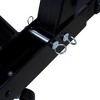 2 Ton Folding Engine Hoist Cherry Picker Shop Crane Hoist Lift, Heavy Duty Steel with 6 Iron Caster Wheels, 8.54Feet H Black - 2 of 4