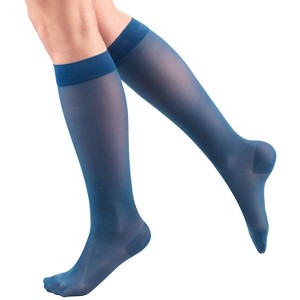 Truform Sheer Compression Stockings, 15-20 mmHg, Women's Knee High Length, 20 Denier - 1 of 4