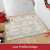 COZONY Christmas Doormat - Snowflake Tree & Gift Pattern Welcome Mat, Non-Slip Decorative Door Mat for Holiday Home Decoration - 2 of 4