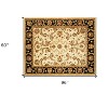 5' X 8'  Oriental Hand Tufted Non Skid Area Rug - 3 of 4