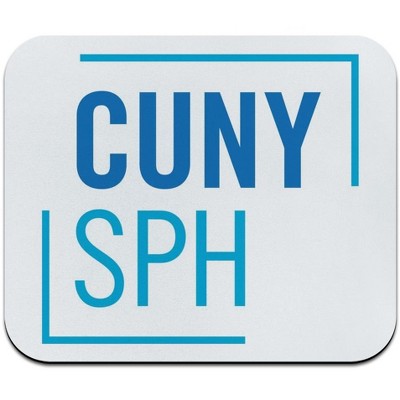 CUNY School of Public Health Primary Logo Low Profile Thin Mouse Pad